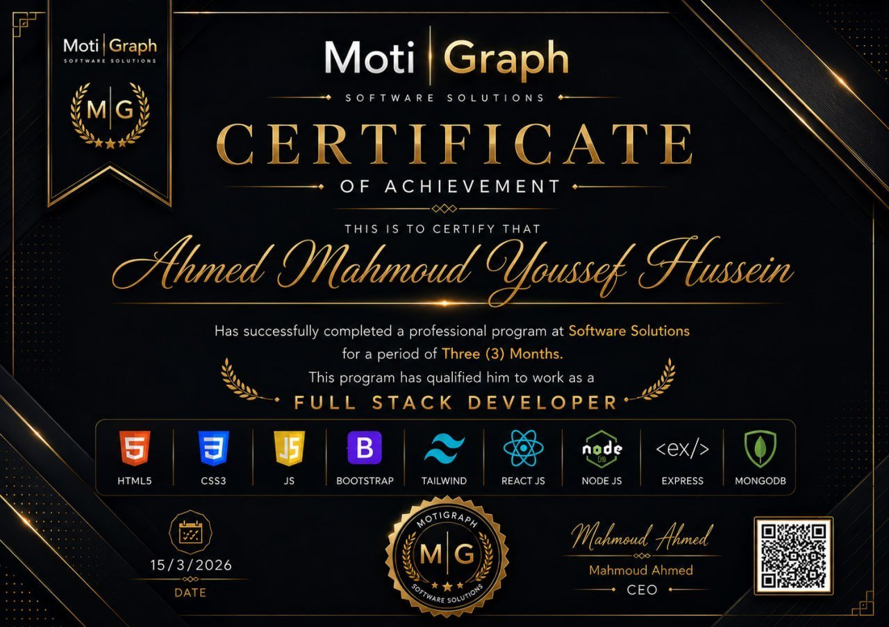 MotiGraph certificate sample